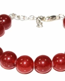 Holiday Carnelian Stone Bracelet