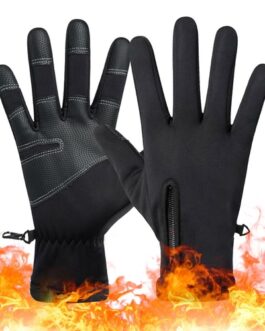 Winter Men Warm Gloves Touch Screen Waterproof Anti-slip Gloves