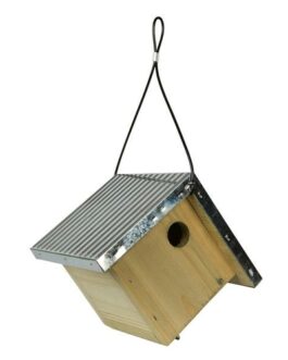 Natures Way Bird Products WWGH1 Galvanized Weathered Wren House – 8.25