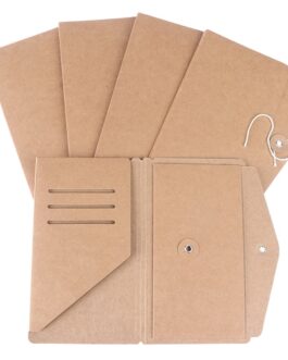 Handmade Kraft Paper File Holder For Travel