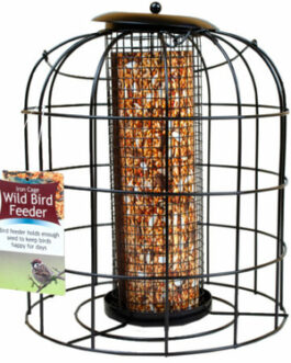 Kole Imports GE092-6 Iron Wire Cage Bird Feeder – Pack of 6