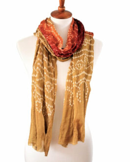 OMSutra Tie-dye designer fashion Silk Scarves