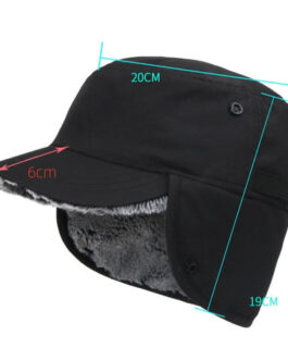 Winter Ear Protection Ski Hat Cold Prevention Windproof Hat Thicken