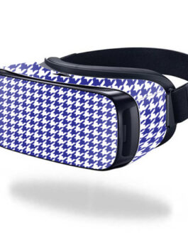 MightySkins SAGEVR-Blue Houndstooth Skin for Samsung Gear VR – Blue Ho