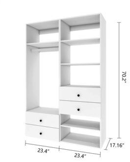 A2A3Closet Organizers and Storage with Shelves