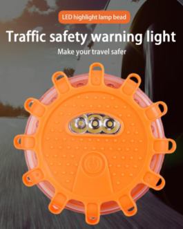 LED Roadside Safety Beacon Disc Car Flashing Warning Flare Lights